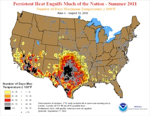 southwest climate weather extreme change temperature exceeded noaa ncdc maximum credit days number